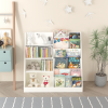Kids Bookshelf and Toy Storage Organizer