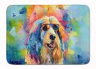 Afghan Hound Hippie Dawg Memory Foam Kitchen Mat Machine Washable Anti-Fatigue Mat Cushion Comfort Bath Mat or Kitchen Rug