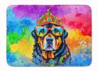 Rottweiler Hippie Dawg Memory Foam Kitchen Mat Machine Washable Anti-Fatigue Mat Cushion Comfort Bath Mat or Kitchen Rug