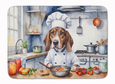 American English Coonhound The Chef Memory Foam Kitchen Mat Machine Washable Anti-Fatigue Mat Cushion Comfort Bath Mat or Kitchen Rug