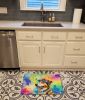 Collie Hippie Dawg Memory Foam Kitchen Mat Machine Washable Anti-Fatigue Mat Cushion Comfort Bath Mat or Kitchen Rug