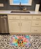 Golden Retriever Hippie Dawg Memory Foam Kitchen Mat Machine Washable Anti-Fatigue Mat Cushion Comfort Bath Mat or Kitchen Rug