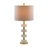 13x13x26" Marble Table Lamp