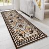 Kitchen Rugs Set of 3 Washable Throw Rugs with Rubber Backing Non Slip Floor Mats Carpet for Kitchen, Laundry Room
