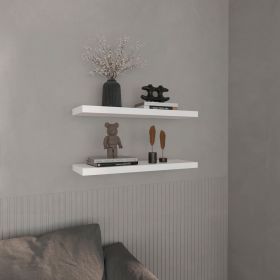 Belville Floating Shelves, 2 Shelves, 1.50" H (Color: Macadamia)