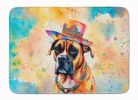 Boxer Hippie Dawg Memory Foam Kitchen Mat Machine Washable Anti-Fatigue Mat Cushion Comfort Bath Mat or Kitchen Rug
