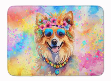 Pomeranian Hippie Dawg Memory Foam Kitchen Mat Machine Washable Anti-Fatigue Mat Cushion Comfort Bath Mat or Kitchen Rug (Default: Default)