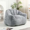 Bean Bag Chair, Bean Bag Sofa Chair with Armrests Stuffed High-Density Foam, Lazy Sofa Comfy Chairs BeanBag Chair for Adults in Living Room